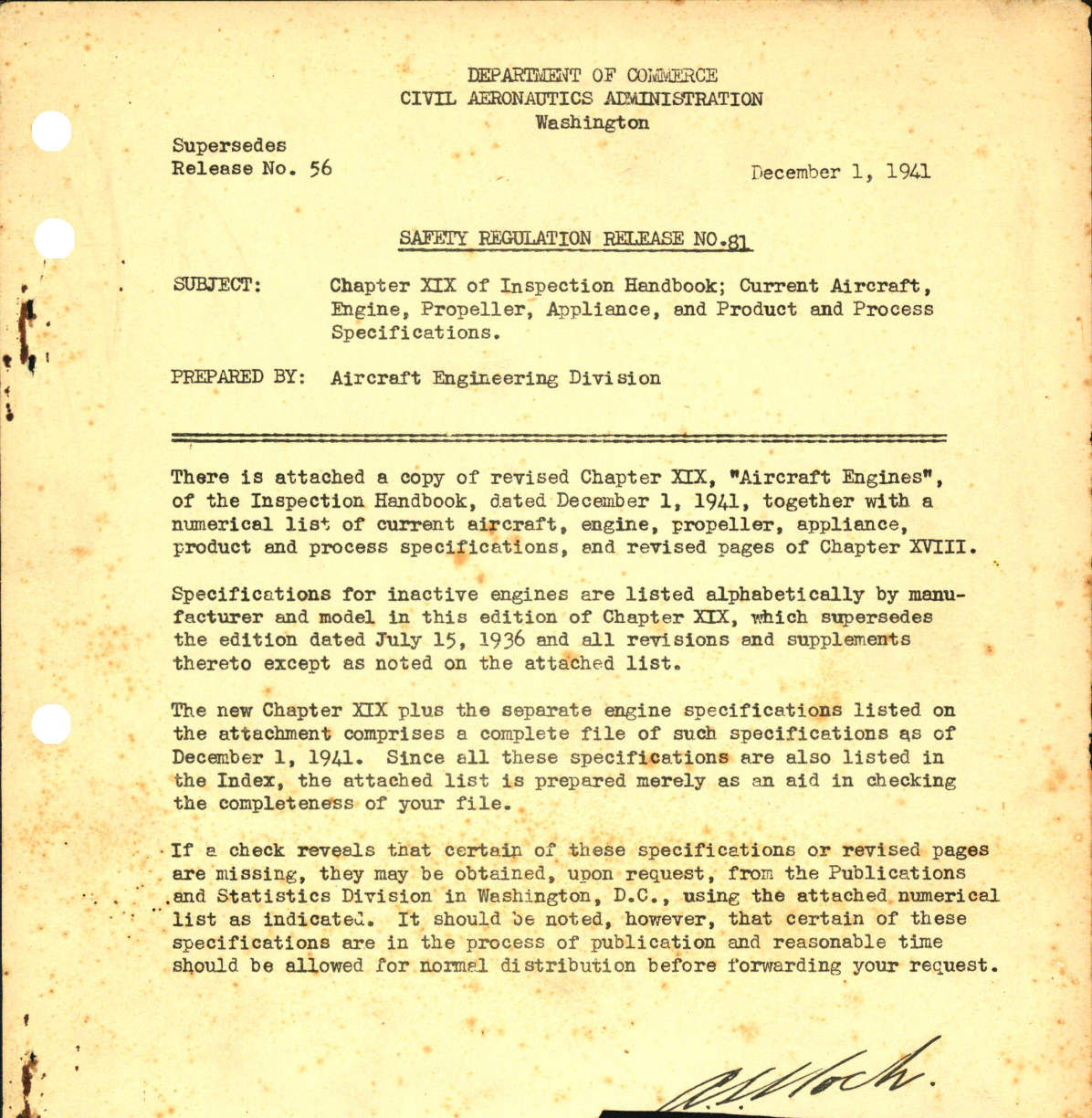 Sample page 1 from AirCorps Library document: Inspection Handbook for Aircraft Engines
