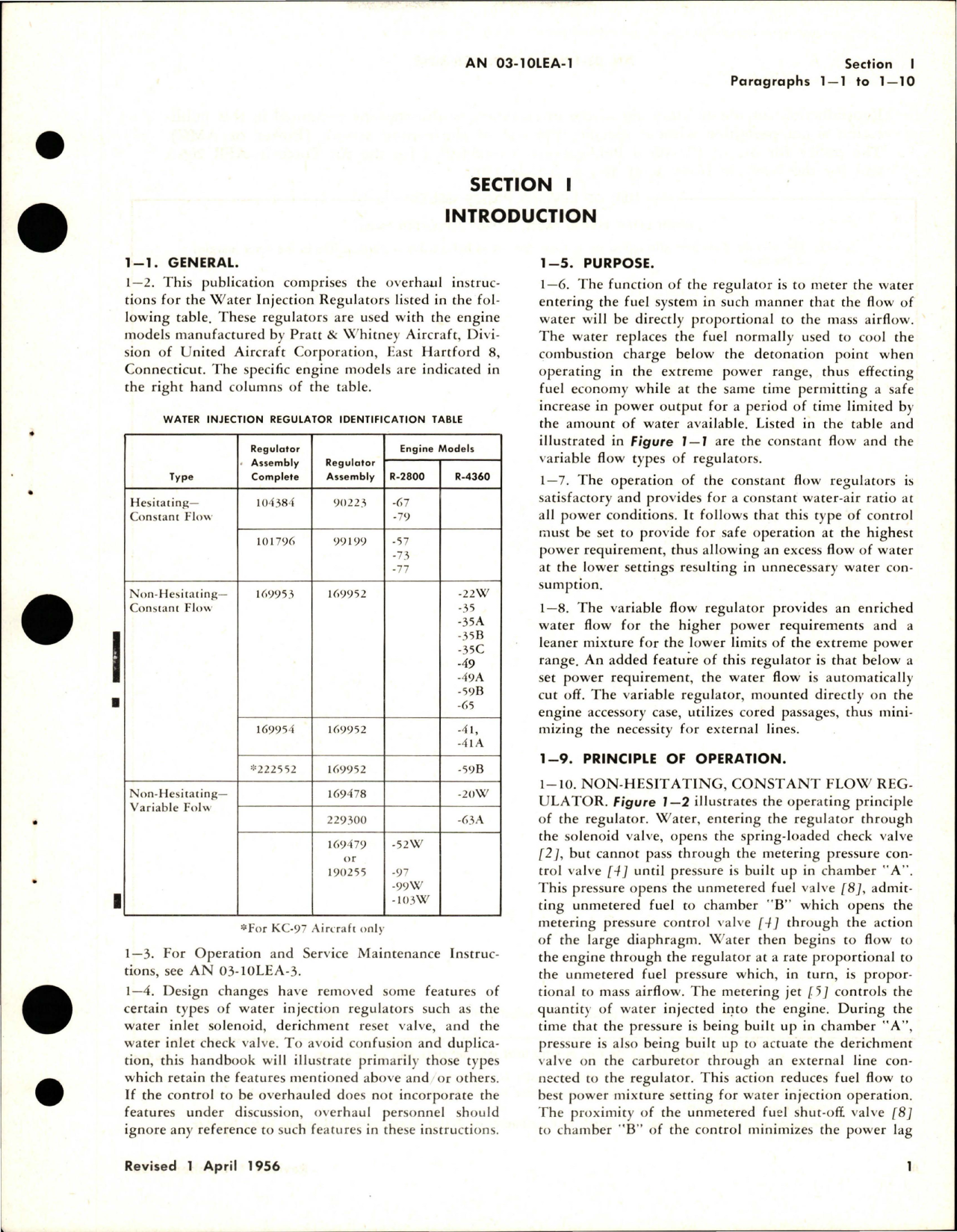 Sample page 3 from AirCorps Library document: Overhaul Instructions for Water Regulators 