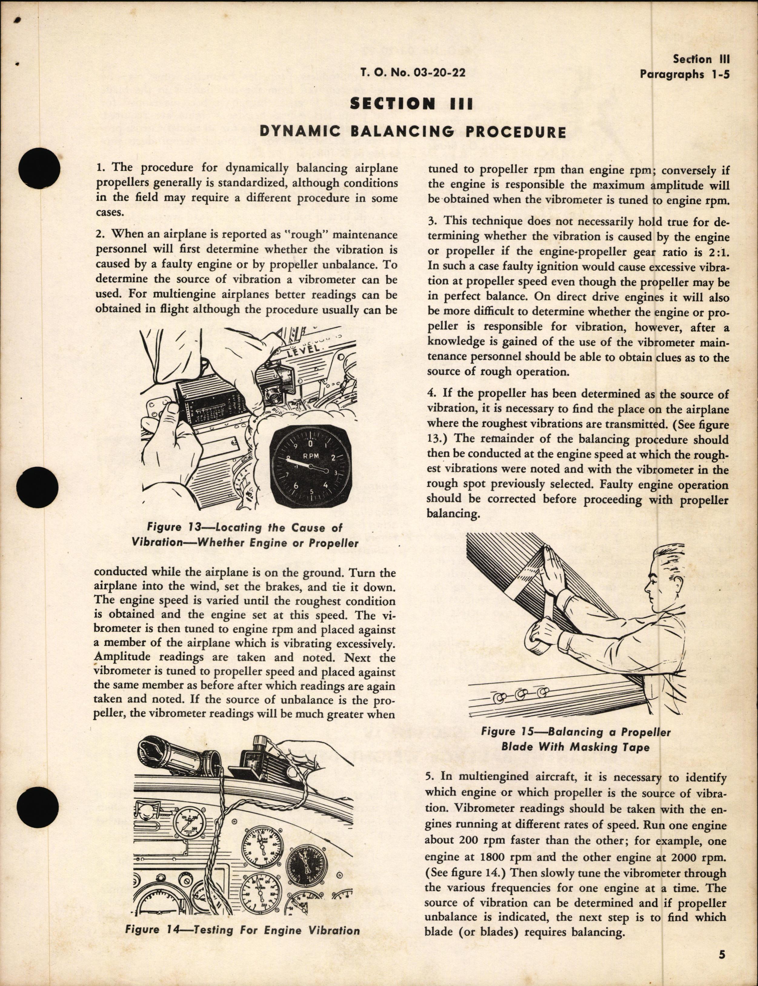 Sample page  7 from AirCorps Library document: Dynamic Balancing of Propellers