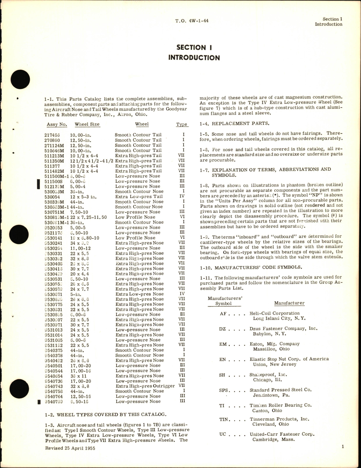 Sample page 7 from AirCorps Library document: Parts Catalog for Nose and Tail Wheels