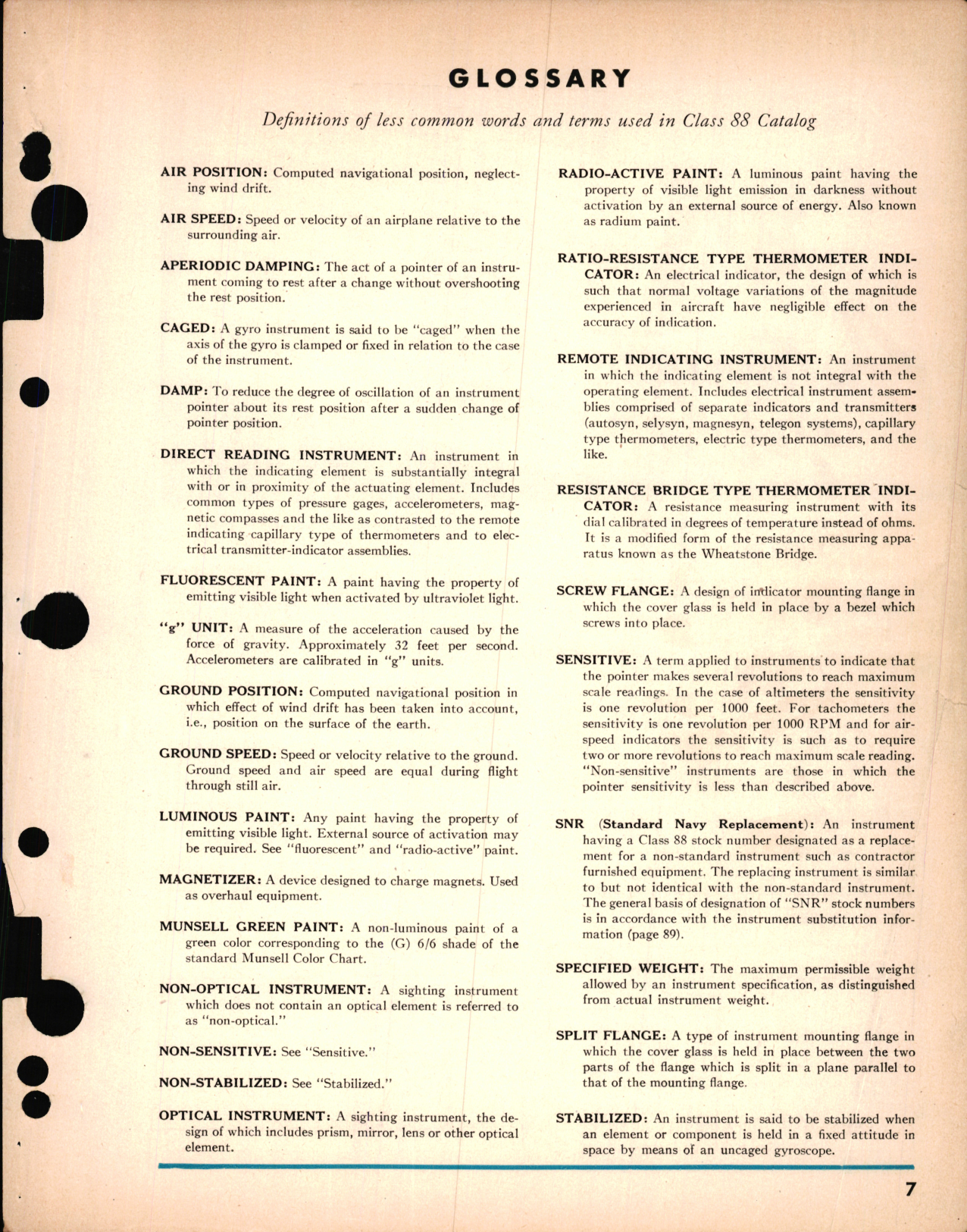 Sample page 7 from AirCorps Library document: Aeronautical Instruments