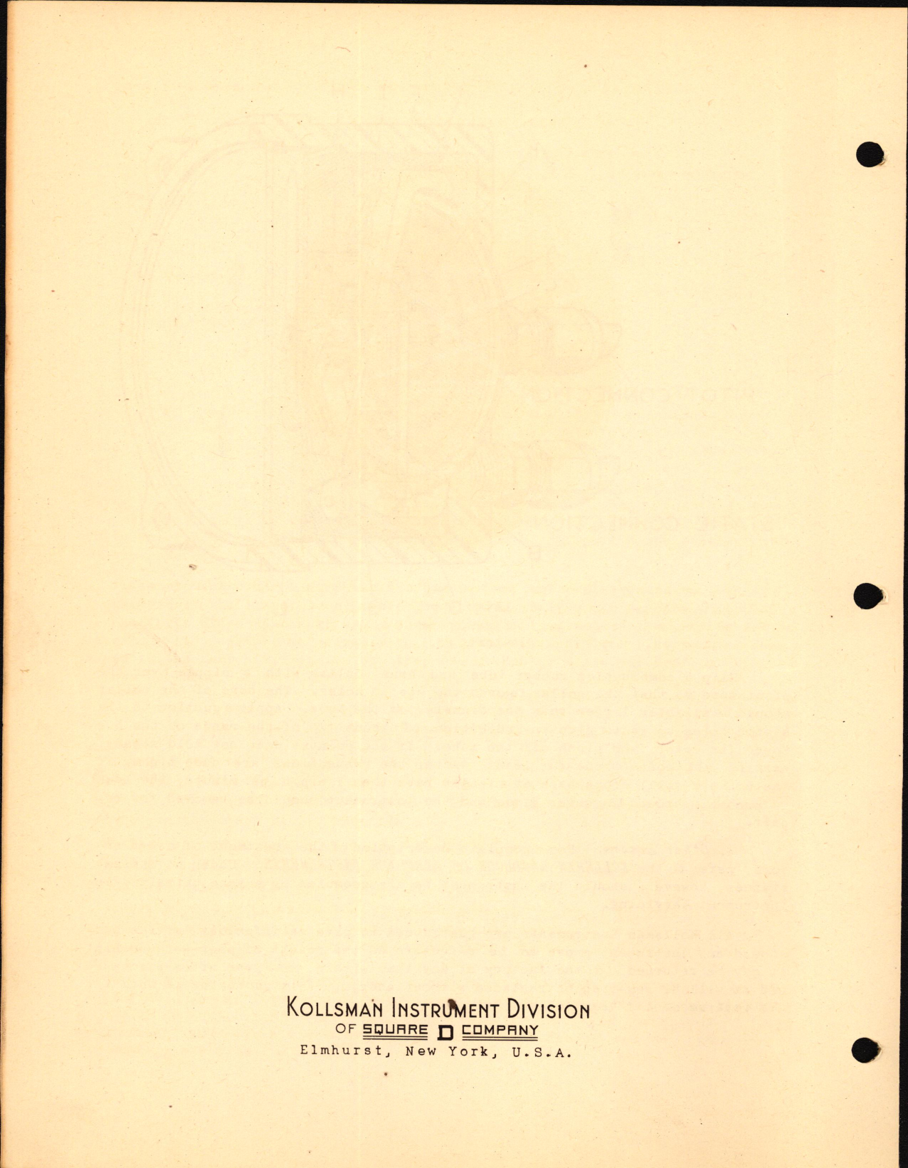 Sample page 5 from AirCorps Library document: Installation Instructions for Kollsman Aircraft Instruments