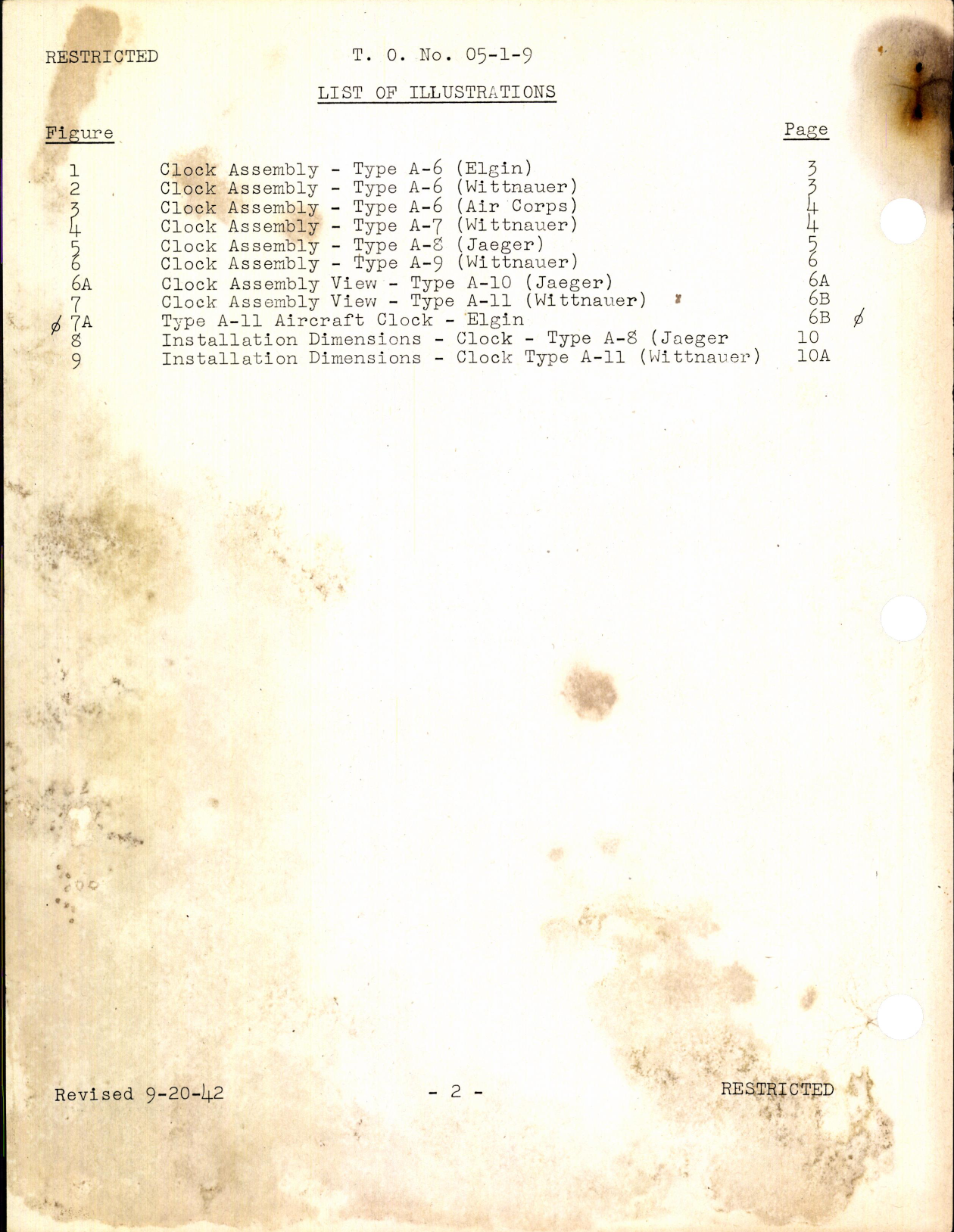 Sample page 4 from AirCorps Library document: Handbook of Instructions with Parts Catalog for Aircraft Clocks