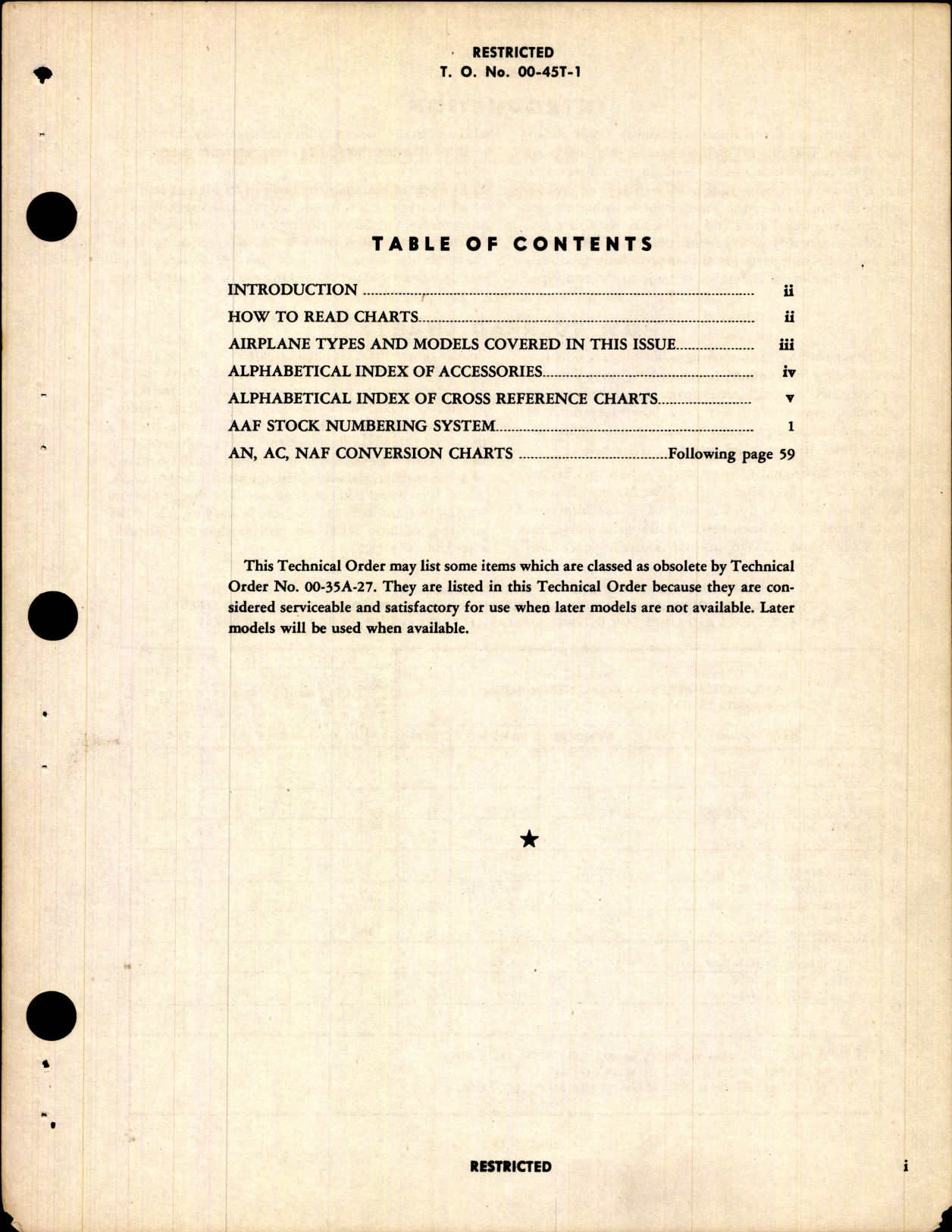 Sample page 5 from AirCorps Library document: Interchangeability Charts - Trainer Airplanes, Engines, Parts, and Accessories