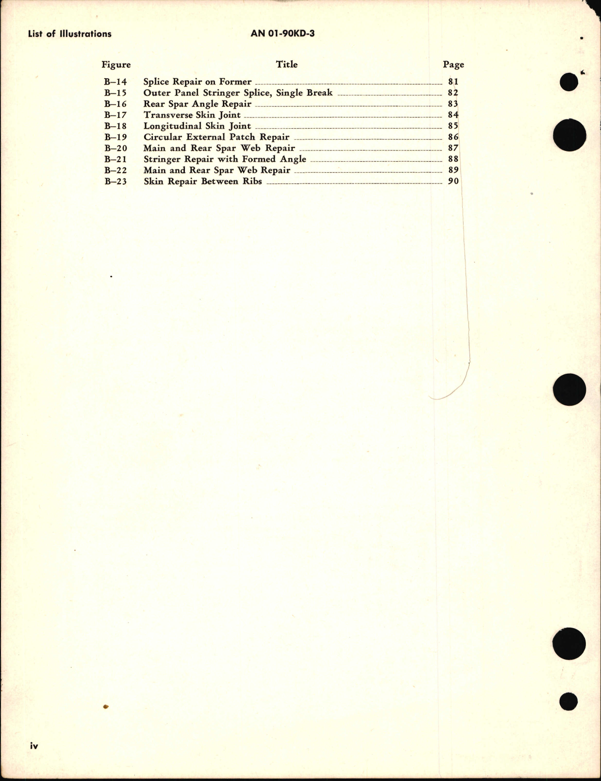 Sample page 6 from AirCorps Library document: Structural Repair Instructions for T-34A and T-34B