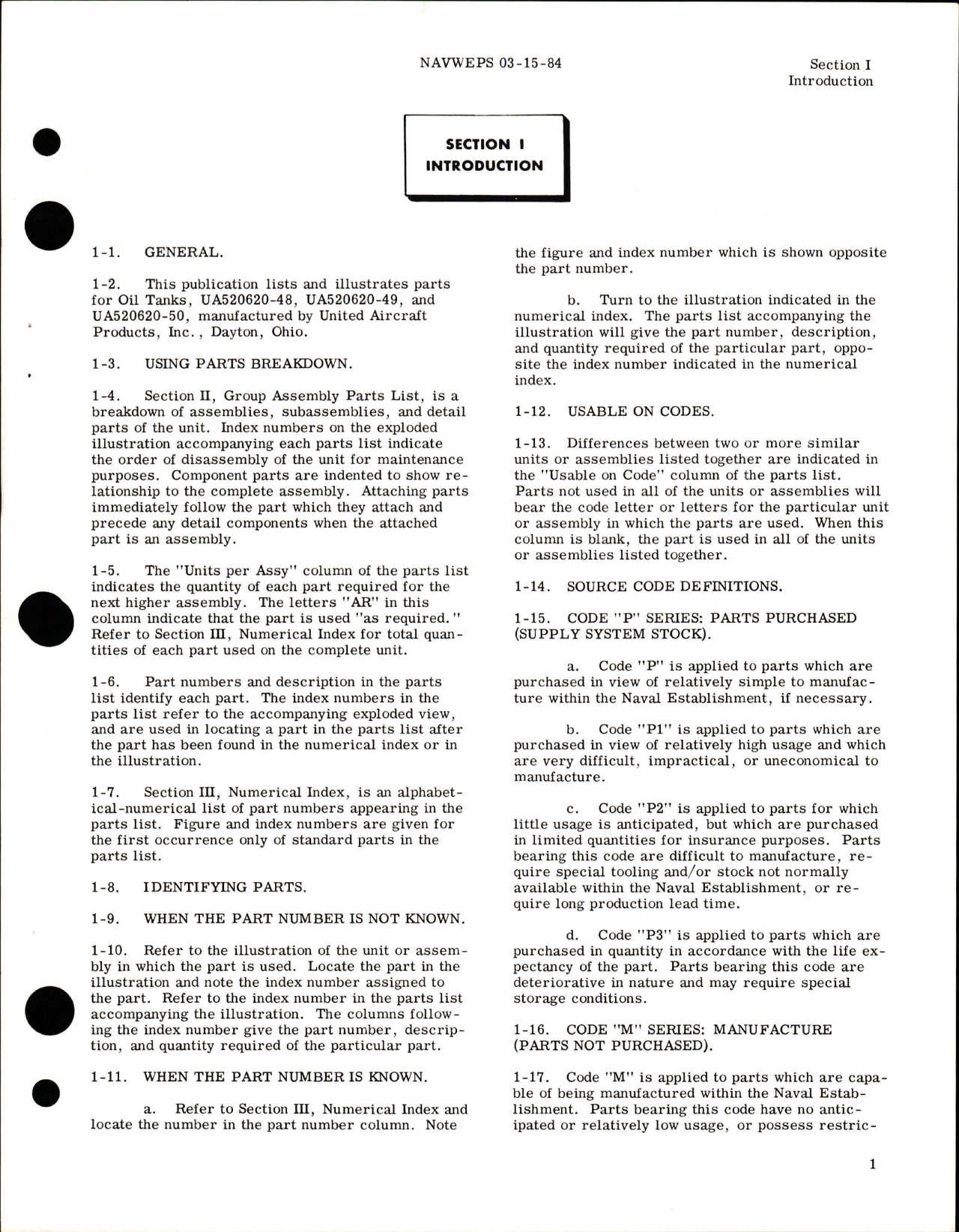 Sample page 5 from AirCorps Library document: Illustrated Parts Breakdown for Oil Tank and Sensor Assembly