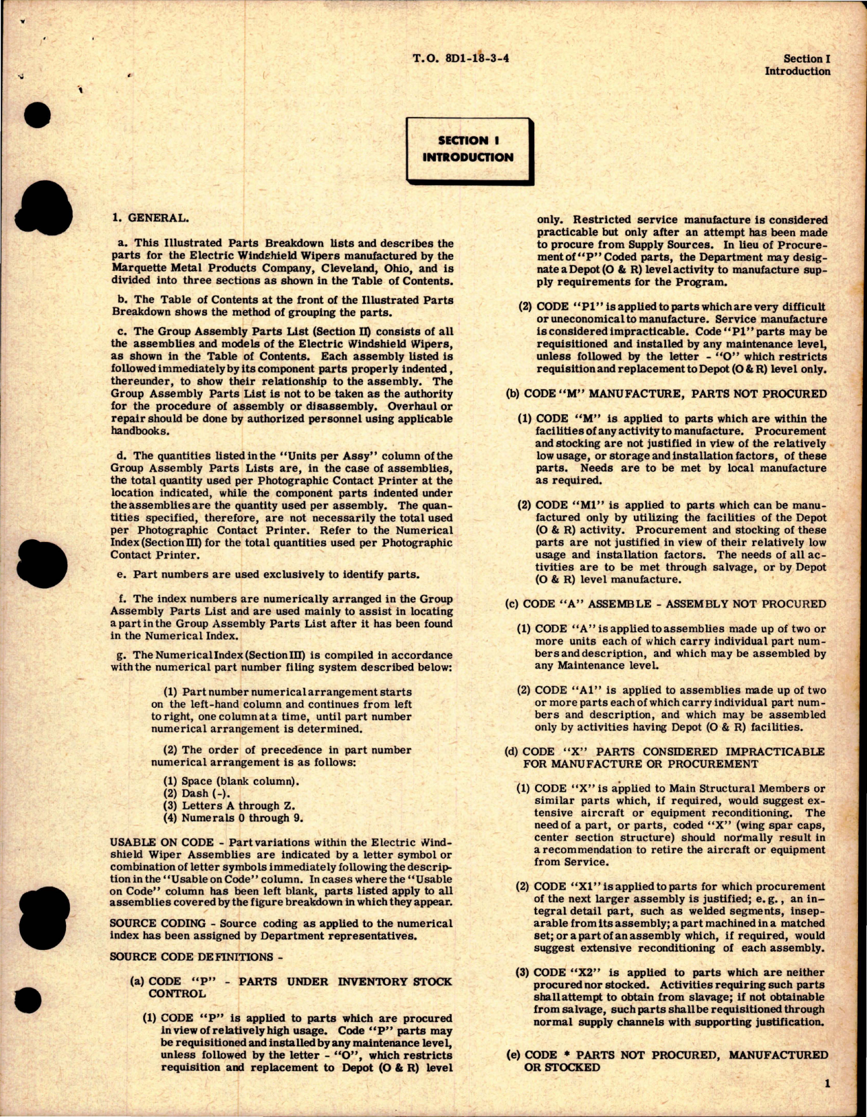 Sample page 7 from AirCorps Library document: Illustrated Parts Breakdown for Electric Windshield Wiper Assembly