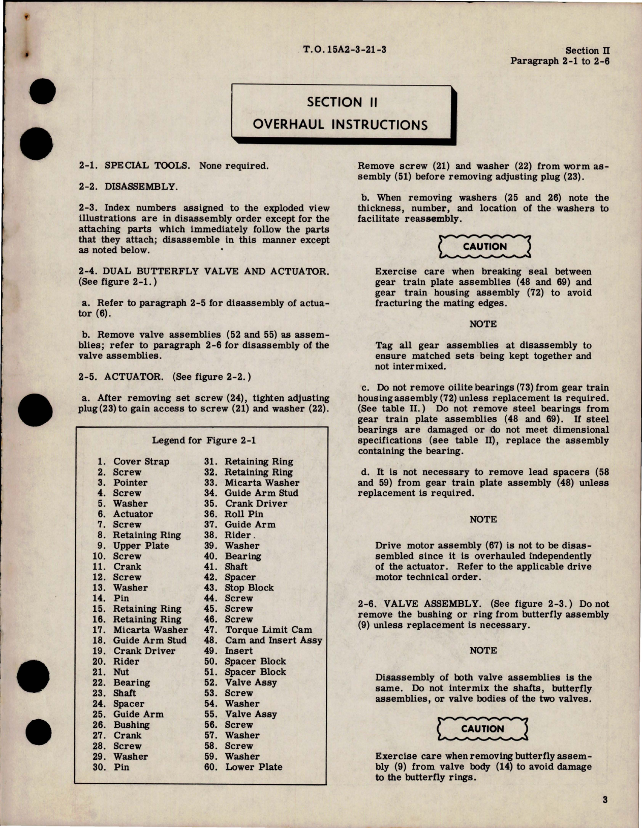 Sample page 7 from AirCorps Library document: Overhaul Instructions for Dual Valve and Actuator Assembly 