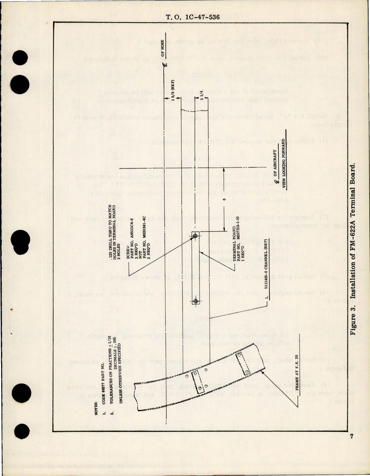 Sample page 5 from AirCorps Library document: Installation of Secure Speech Capability and FM-622A VHF/FM Radio System for C-47 Series