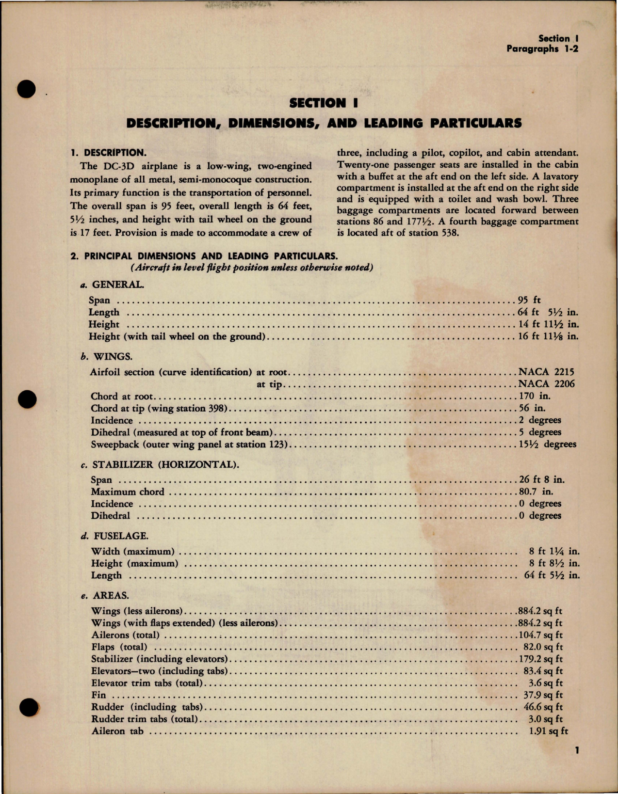 Sample page 7 from AirCorps Library document: Erection & Maintenance for the DC-3D