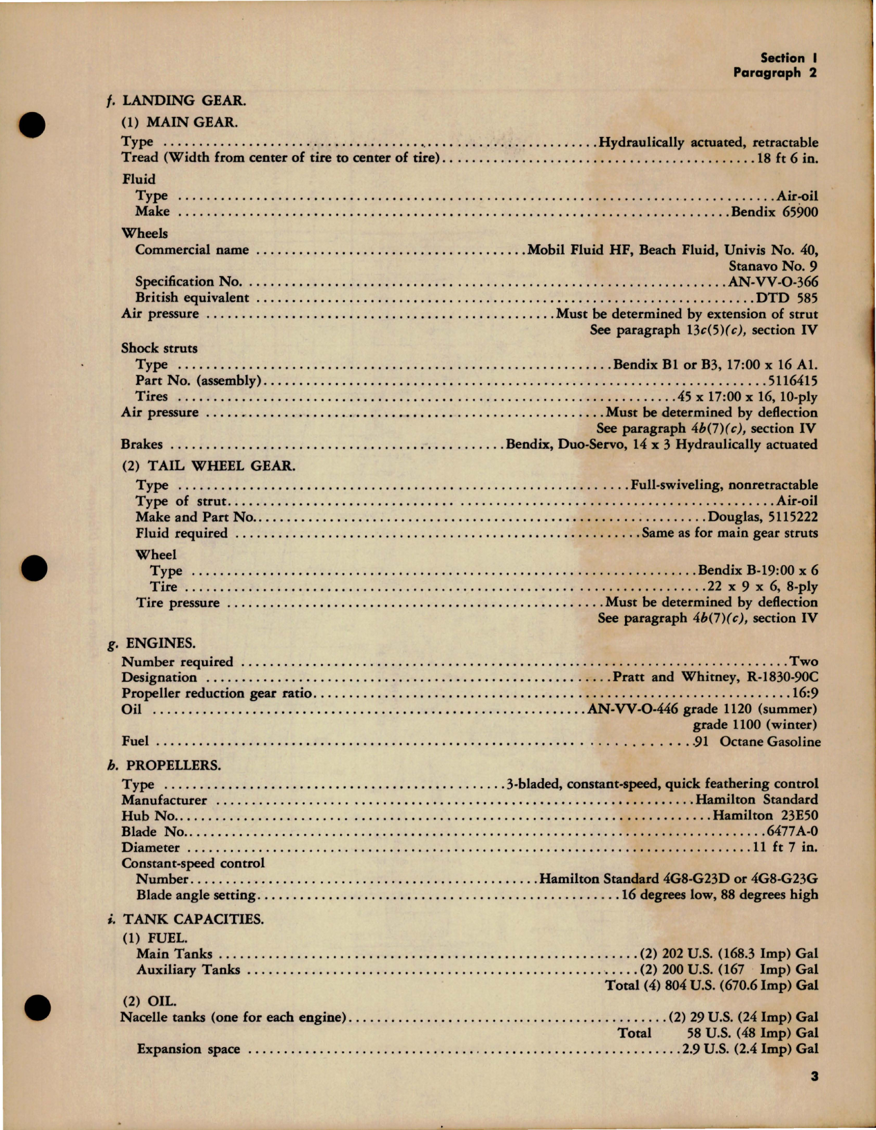 Sample page 9 from AirCorps Library document: Erection & Maintenance for the DC-3D