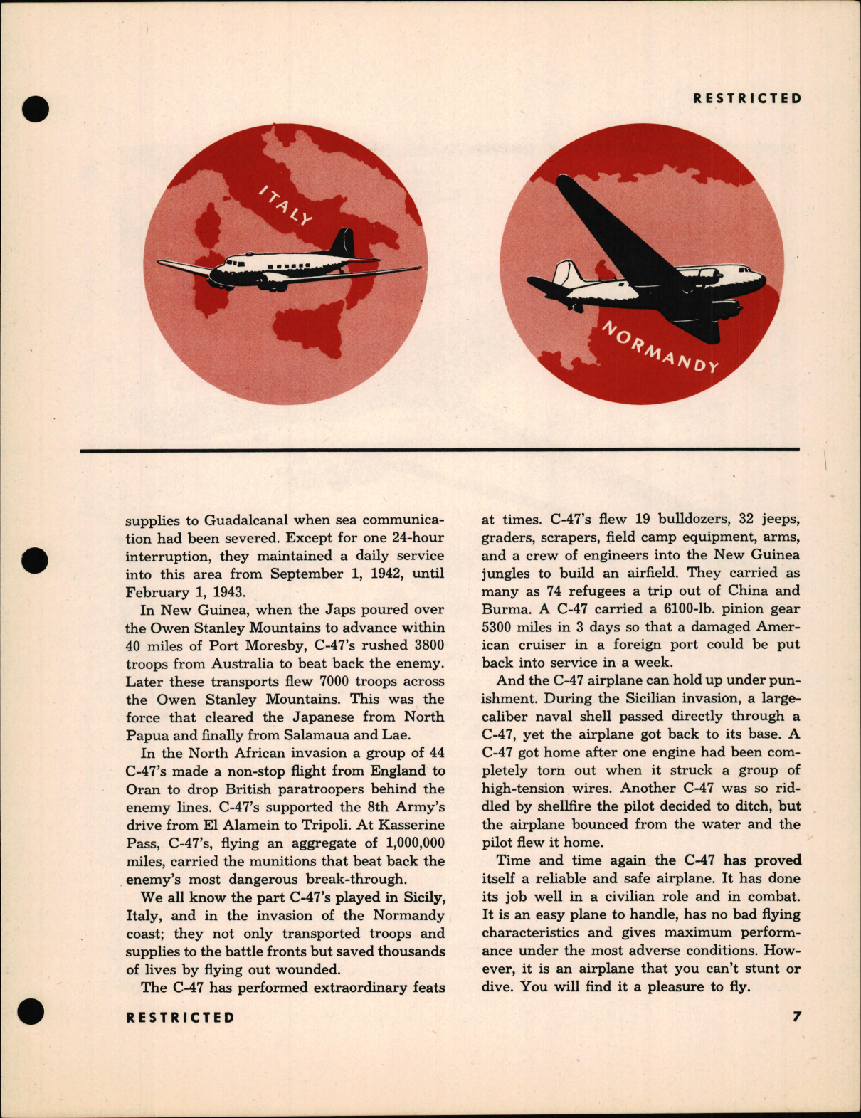 Sample page 9 from AirCorps Library document: Pilot Training Manual for the C-47 Skytrain