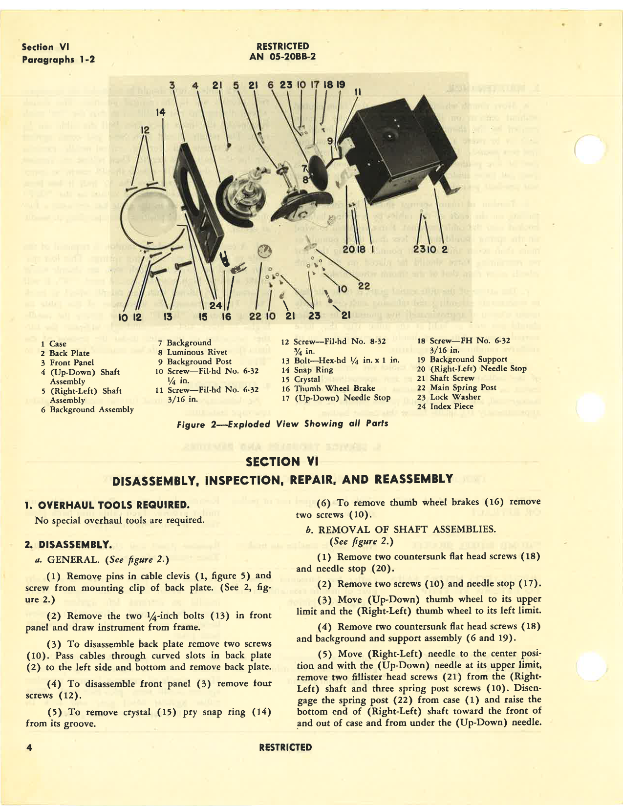 Sample page 8 from AirCorps Library document: Handbook of Instructions with Parts Catalog for Model M-2 Glider Tow-Rope Position Indicator