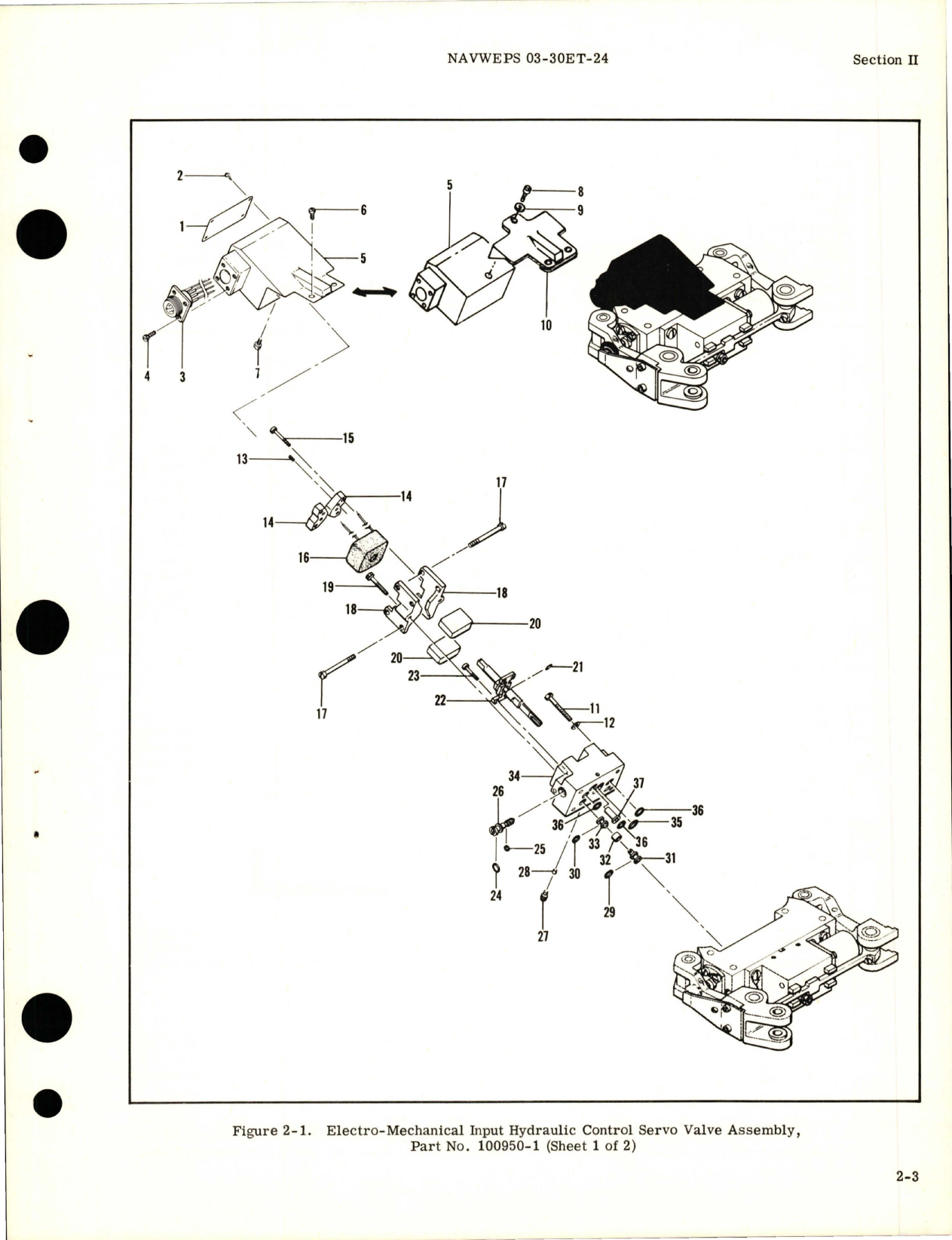 Sample page 9 from AirCorps Library document: Overhaul Instructions with Parts Breakdown for Motor Operated Shutoff Valve - Part AV16E1131B