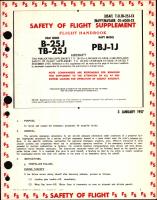 Safety of Flight Supplement to Flight Handbook for USAF Series B-25J and TB-25J Aircraft