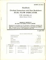 Overhaul Instructions with Parts Breakdown for Fuel Flow Indicator - Type 27300-B16A-1-A1