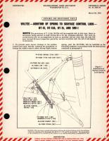 Vultee - Addition of Spring to Surface Control Lock - BT-13, Bt-13A, BT-15, and SNV-1