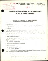 Inspection of Generator Air Blast Tube For T-28B, C and D