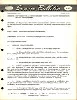 Disposition of Aluminum Bladed Propellers having Experienced Impact or Overspeed