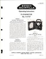 Operating Instructions for Flowmeter No. 11-1757