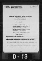 Group Weight Statement for Model L-2M