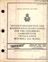 Advance Description and Maintenance Instructions for the Stromberg Carburetor Installation Mitchell All Marks