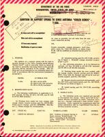 Addition of Support Spring to Sense Antenna Koiled Kords For T-28A