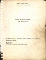 Hamilton Standard Propeller and Related Accessories Spare Parts Price List