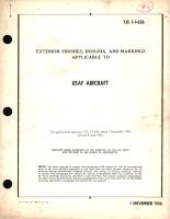 Exterior Finishes, Insignia, and Markings Applicable to USAF Aircraft
