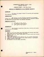  P-38 Structures - Removal & Replacement of the Overturn Structure